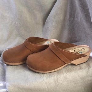 Lotta from Stockholm clogs, light brown, size 41